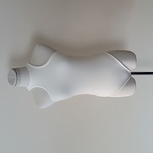 All Saints Contour Norma Bodysuit Optic White 6 Medium Ribbed